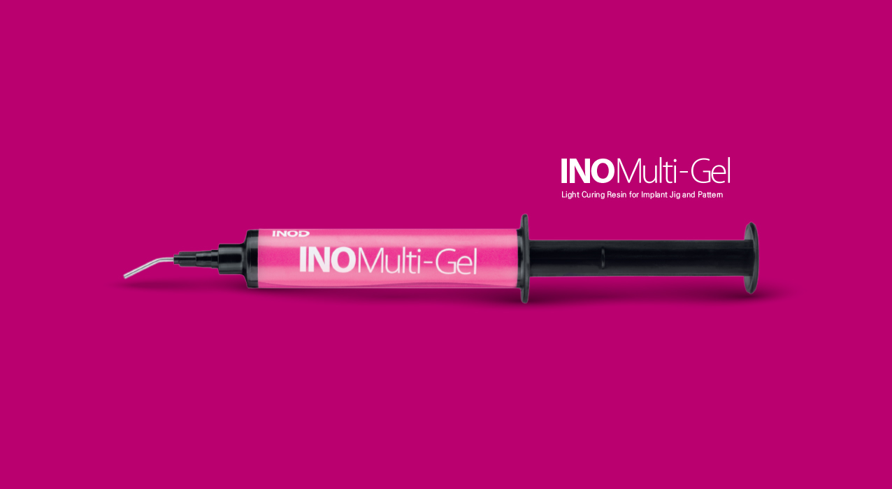 جیگ ژل (مولتی ژل) دندانپزشکی INO Multi-Gel برند INOD- ژل اتصال و موقعیت‌دهی قطعات پروتزی
