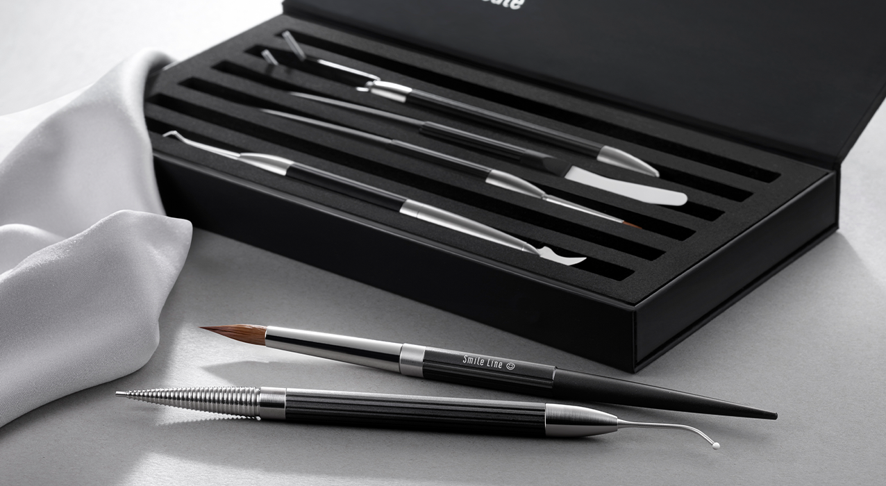 ست قلم های سرامیک اسمایل لاین - Smile Line (ceramic instruments set(n.era brushes option