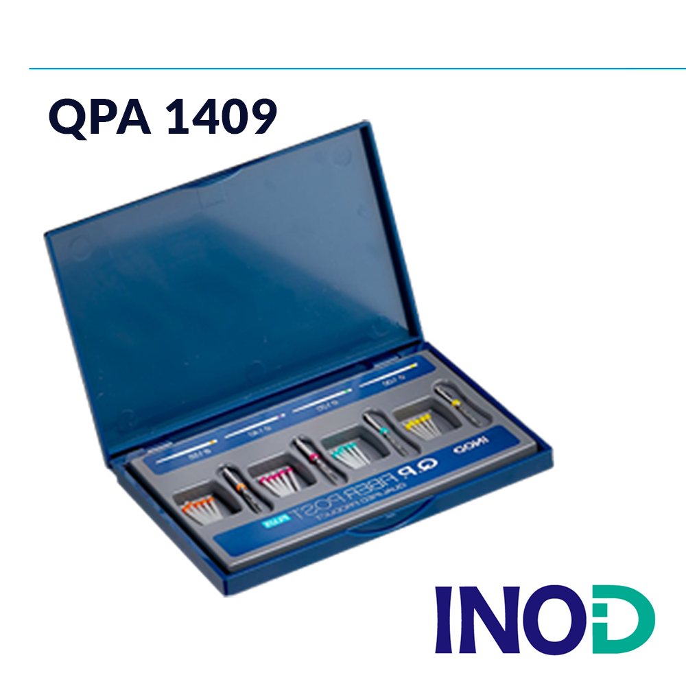 کیت فایبرپست مدل QPA1409 شامل 20 عدد پست + 4 عدد دریل
