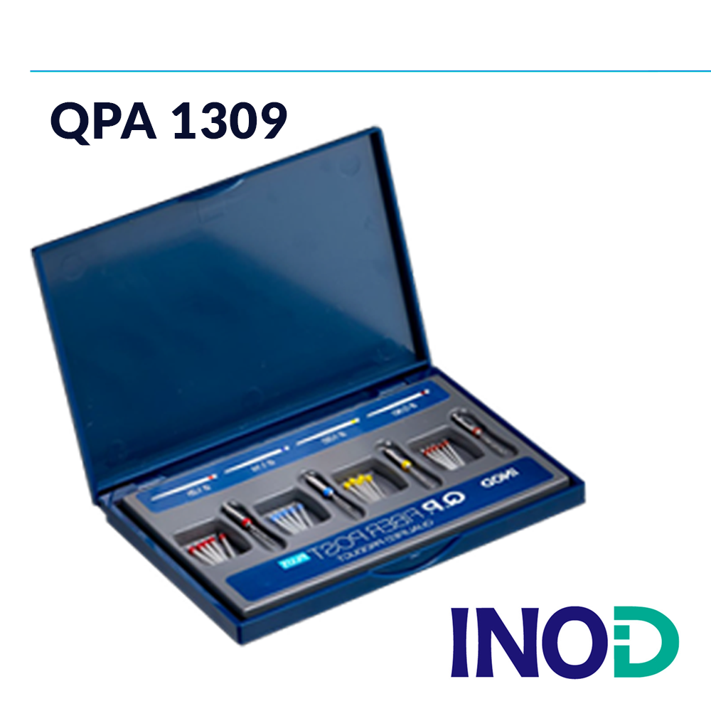 کیت فایبرپست مدل QPA1309 شامل 20 عدد پست + 4 عدد دریل