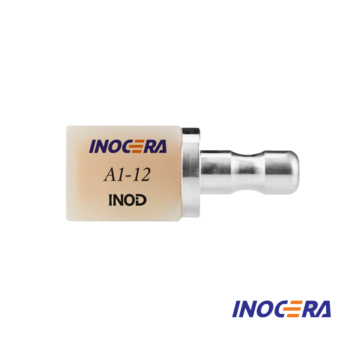بلوک نانو هیبرید سرامیکی CAD/CAM اینوسرا INOCERA مدل Mandrel Type (Cerec Type) بسته 5 عددی